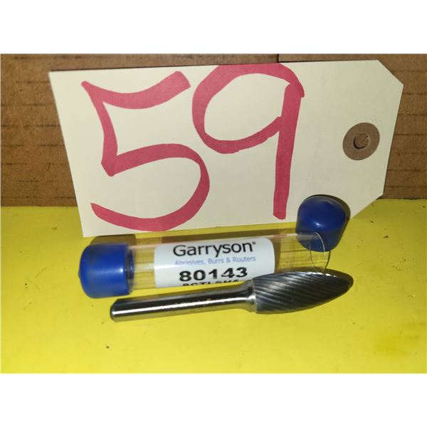 GARRYSON Carbide Burr shank 1/4" for mild steel