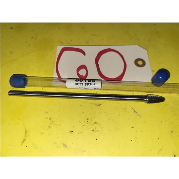 GARRYSON Long Carbide Burr shank 1/4" for mild steel