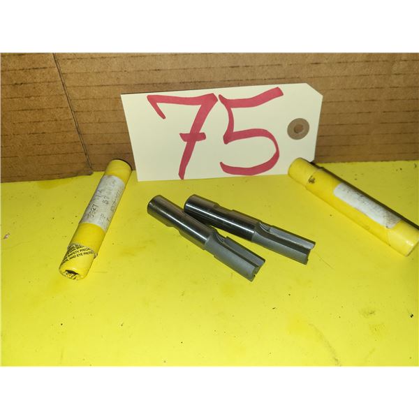 Set of Carbide Tipped End Mill 1/2" 2fl.