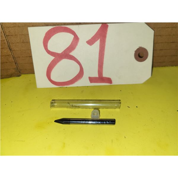 Solid Carbide Taper End Mill 1/32° x 15° shank 3/16"