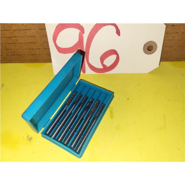 Box(6) of assorted Solid Carbide End Mill shank 3/16"