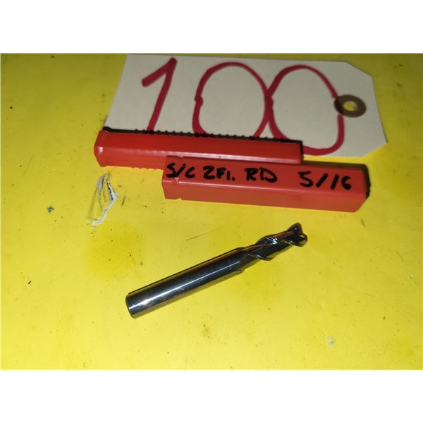Solid Carbide End Mill 5/16" 2fl. Rad.