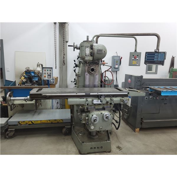 ARNO Milling Machine with ACU-RITE Digital Read Out
