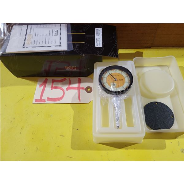 New ASIMETO Dial Indicator 0-1"