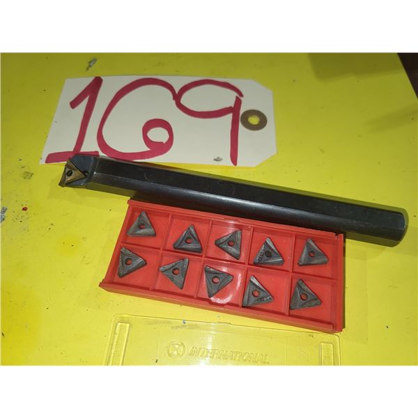 Valenite Boring Bar BHP-EC 612 with Inserts(10)