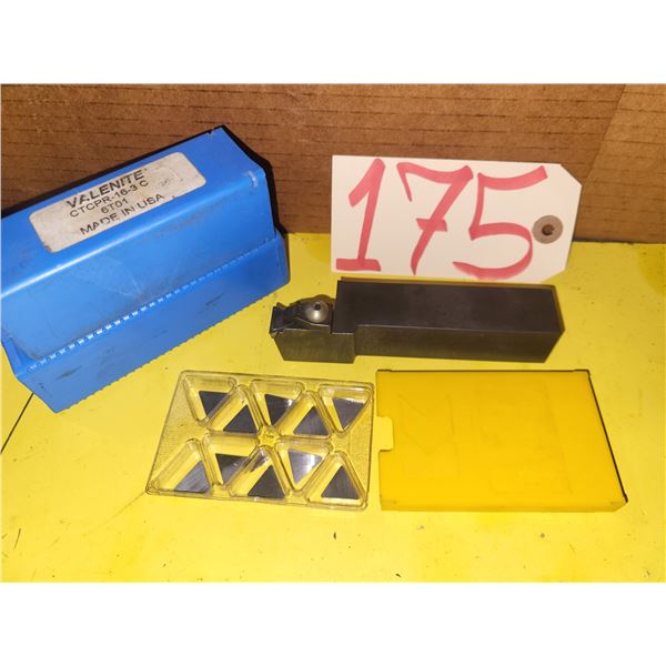 Valenite Holder with Inserts(10) TPU 322