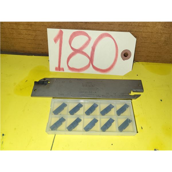 ISCAR Part Off Blade DGFH-32-4 with Inserts(10)