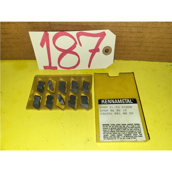 Box(10) of New Kennametal Inserts SPGM 21.53