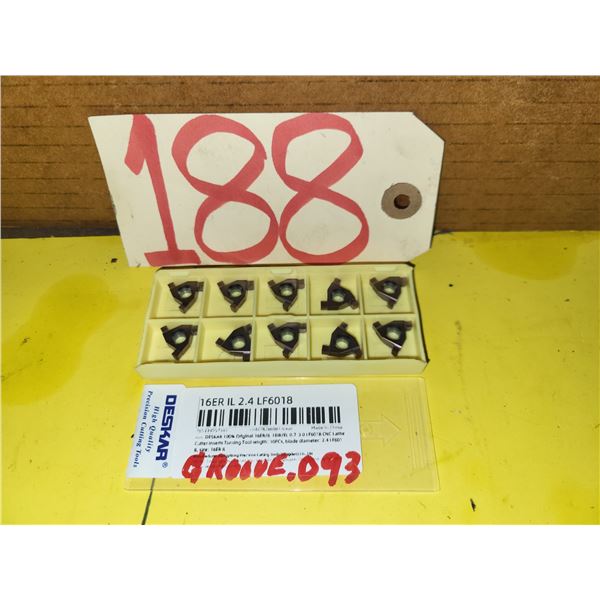 New DESKAR Grooving Inserts pack(10) 16ER