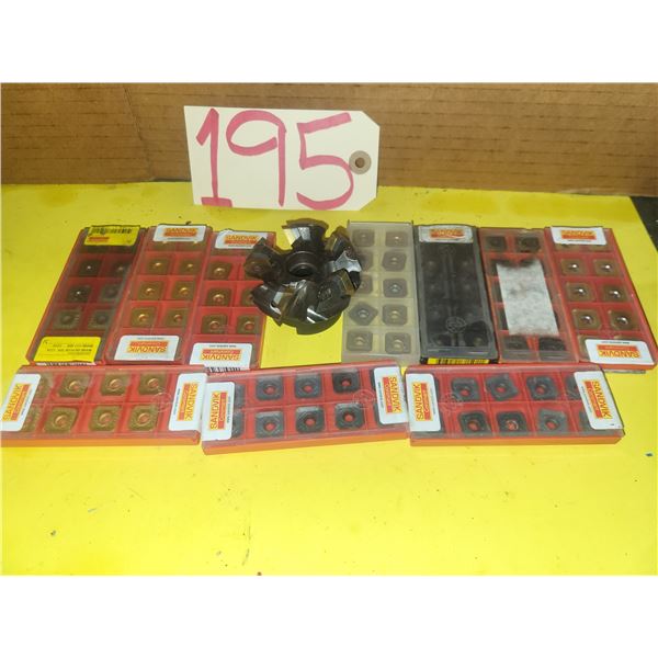 Sandvik FaceMill 2" R245-12 with new inserts (100) R245-12 T3