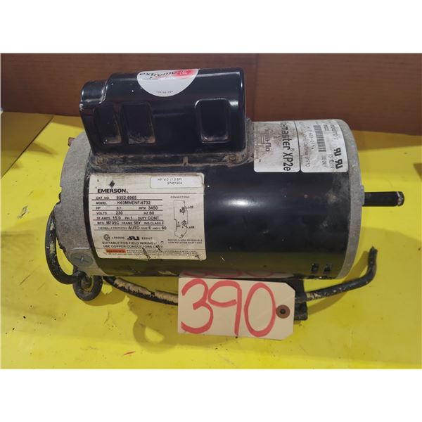 EMERSON Electric Motor 2HP (S.F.)  220v 1ph