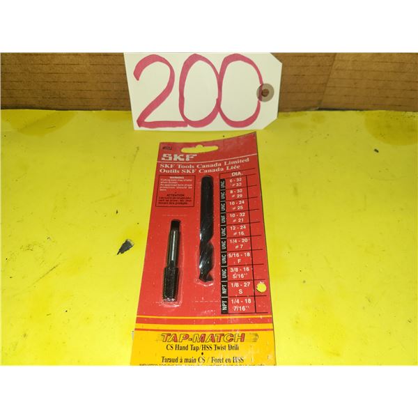 SKF Tap 1/8"-27 NPT & Drill S