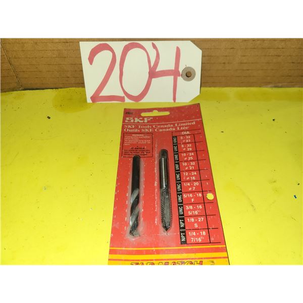 SKF Tap 5/16"-18 NC & Drill F