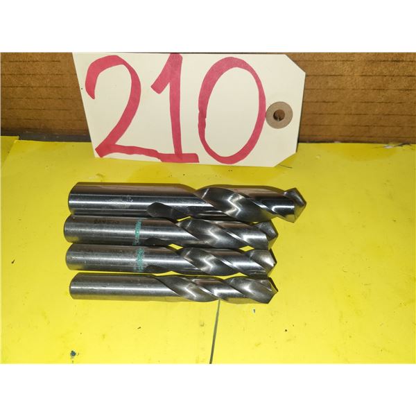 Lot of Stub Drill 7/16"- 1/2"- 9/16"- 11/16"