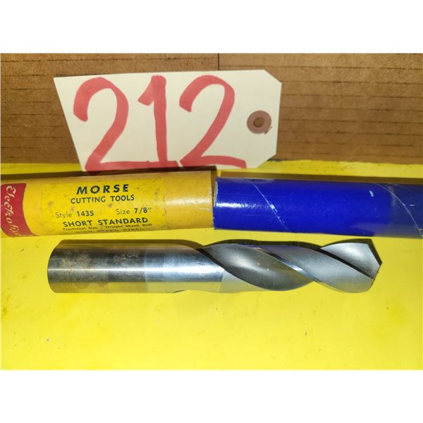 New MORSE Stub Drill 7/8"