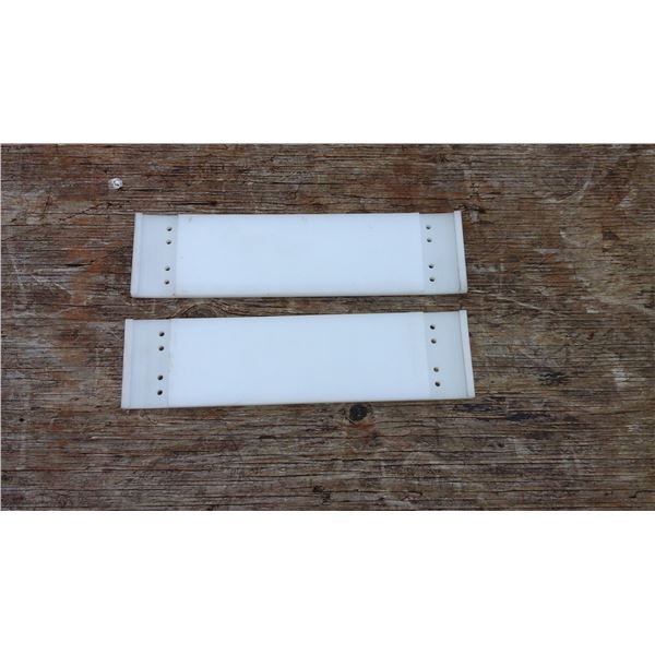 2 Plaque UHMW 3/8" × 3" × 8 1/2"