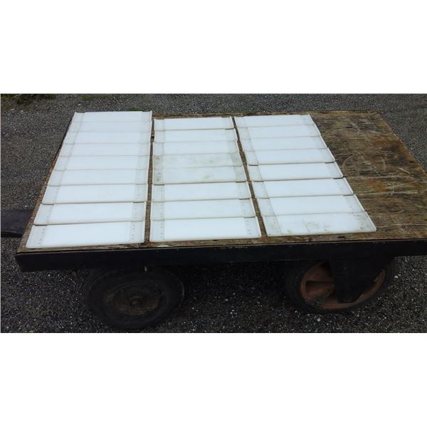 50 plaque UHMW 3/8" × 3" × 8 1/2"