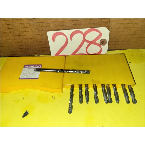 Box(10) of New GUHRING Carbide Tip Drill 6.30mm (.248")