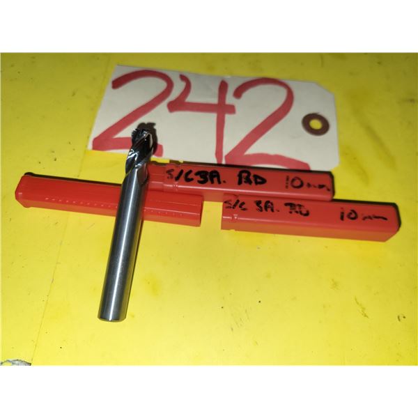 Solid Carbide End Mill 10mm 3fl. Rad