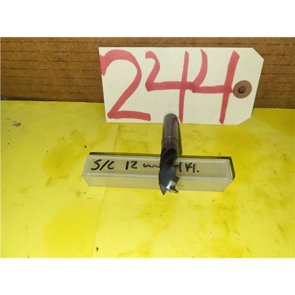 Solid Carbide End Mill 12mm 4fl. Regrinded tip