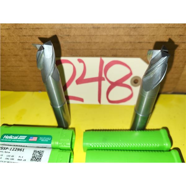 HELICAL Tool Carbide End Mill 16mm 3fl.