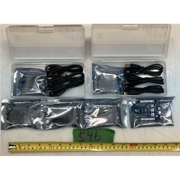 6 PCB for Xbee with cable and 2 box