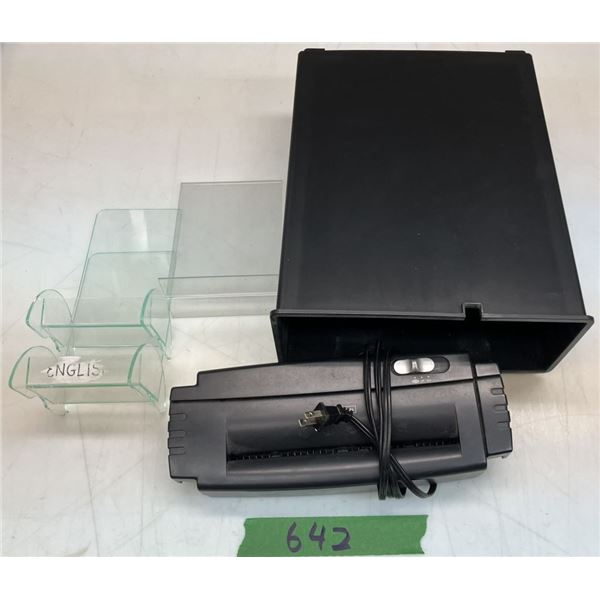 Déchiqueteuse / display