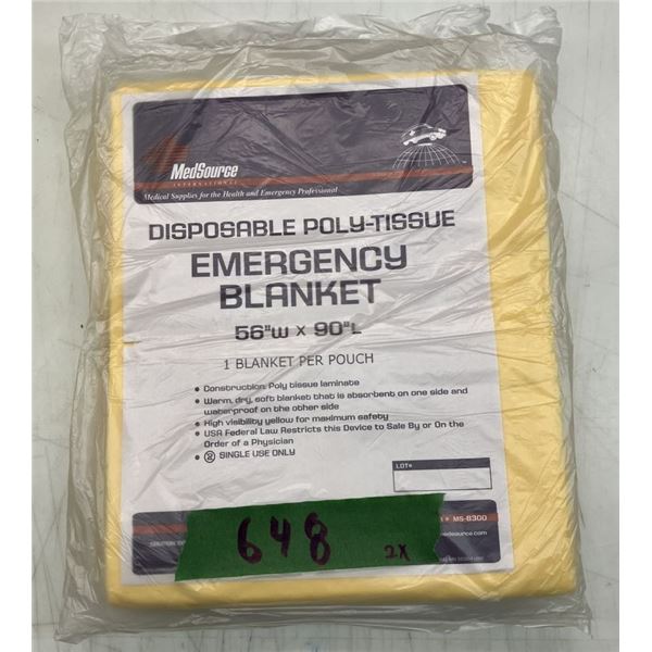 couverture de secours (56x90) (2fois)