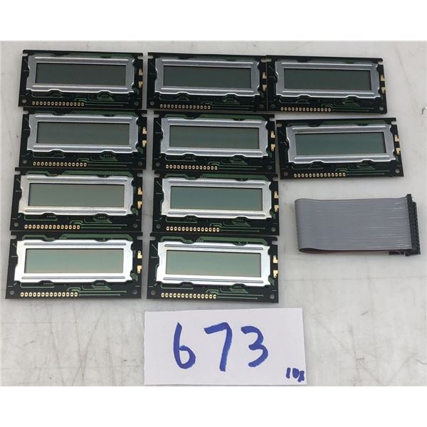 Lot (10) Affichage LCD