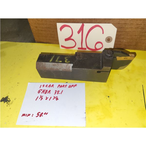 Iscar Part Off Holder GHDR-38.1 1"1/2 x 1"1/2