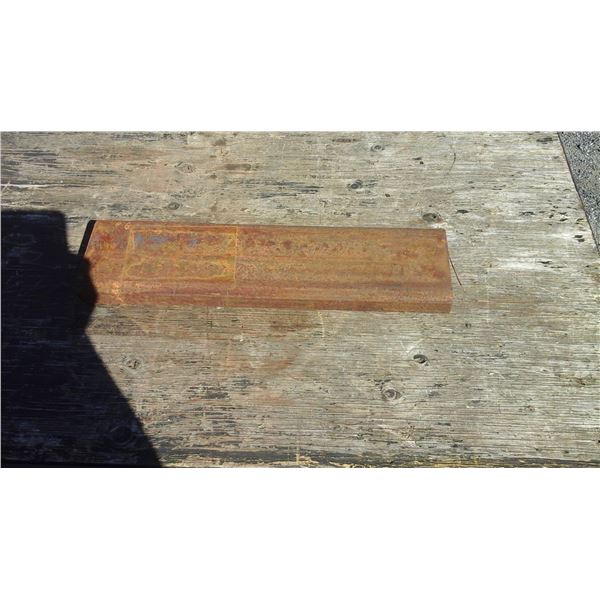 Tube rectangulaire  2" × 6" × 3/8" × 22"