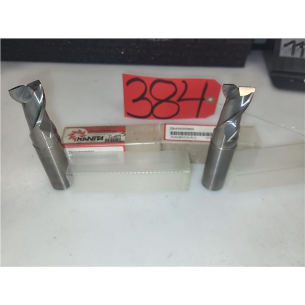Set(2) of HANITA Carbide End Mill 25mm 2fl.