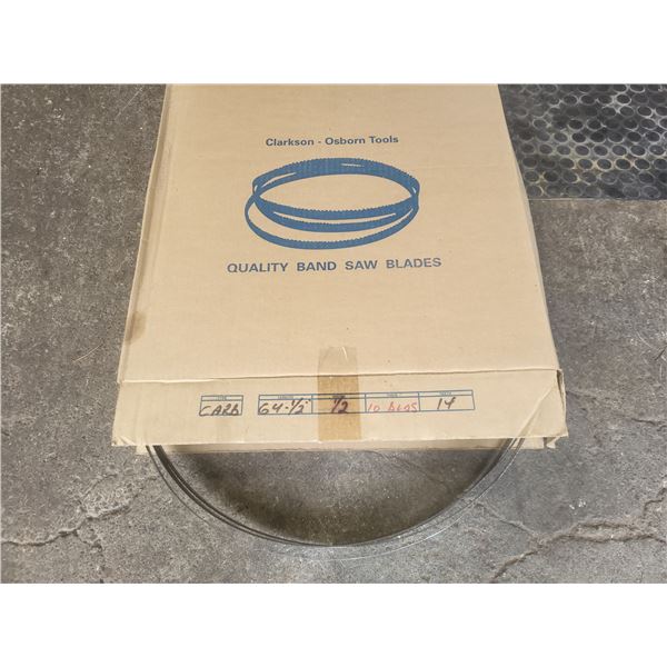 Lot(6) of Clarkson Bandsaw blades