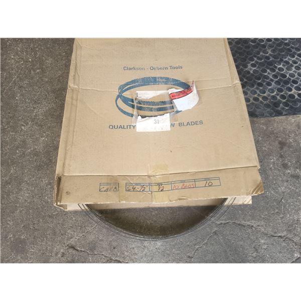 - Lot(6) of Clarkson Bandsaw blades