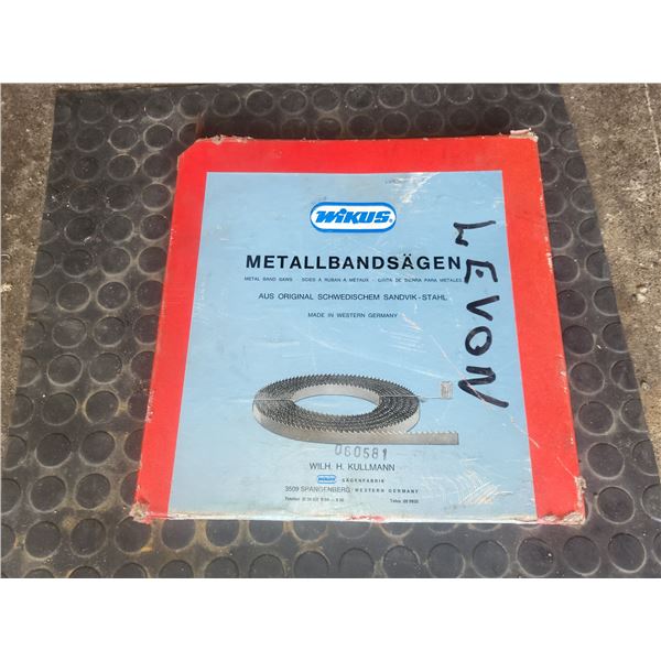 - Wikus BandSaw Blade Coil 3/4" - 18tpi