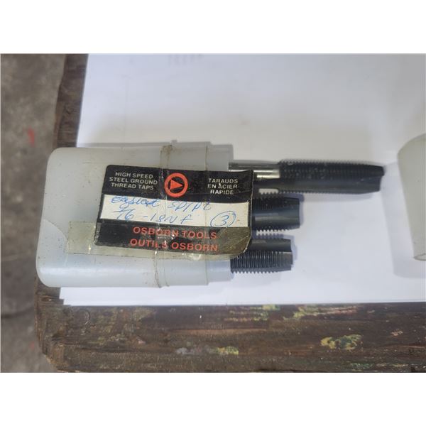 - Lot(3) OSBORN Tap 9/16"-18NF
