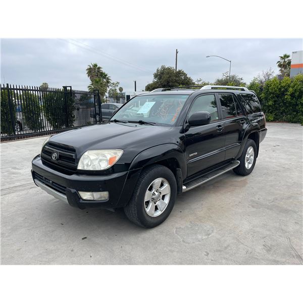 TOYT 4RUNNER 2004 O/S-WAIT/TITLE- SMOG