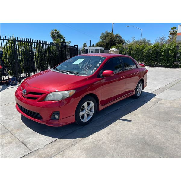 TOYT COROLLA 2013 O/S-WAIT/TITLE- SMOG