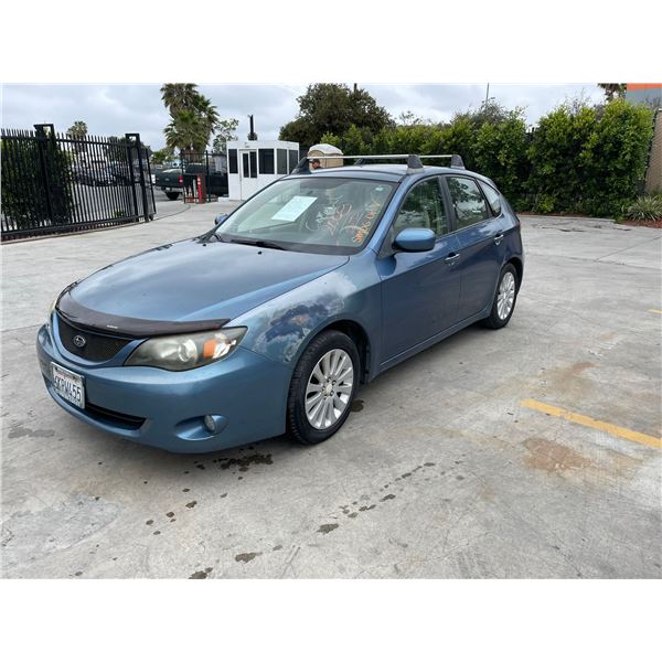 SUBA IMPREZA 2008 APPT/DUP-T SMOG