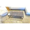 Image 2 : KODE. AXEL BLACK METAL BASE BLACK MARBLE LOOK TOP 43 1/4"W X 19 3/4"D X 16"H *IN BOX*