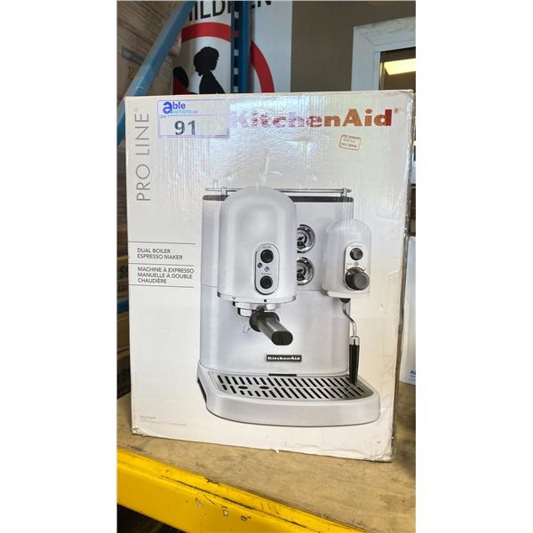 KITCHENAID PRO LINE PROFESSIONAL DUAL BOILER COUNTERTOP ELECTRIC ESPRESSO MAKER