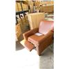 Image 3 : JAKE BROWN LEATHER MANUAL RECLINING ARM CHAIR *IN BOX*
