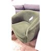 Image 3 : GREEN MICROFIBER FABRIC MODERN SWIVEL TUB STYLE ACCENT CHAIR