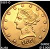 1881-O $10 Gold Eagle CHOICE AU
