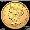 1867-S $2.50 Gold Quarter Eagle CHOICE AU