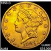 1853-O $20 Gold Double Eagle CHOICE AU