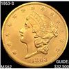 1863-S $20 Gold Double Eagle UNCIRCULATED