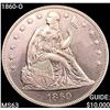 1860-O Seated Liberty Dollar CHOICE BU