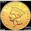 1856-S $3 Gold Piece CHOICE AU