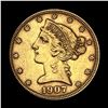 1907-D Liberty Head Half Eagle CHOICE AU